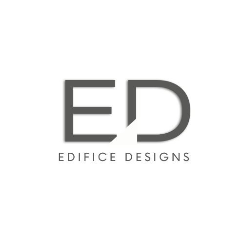 Edifice Designs logo and website design by Sharadhvi Patel